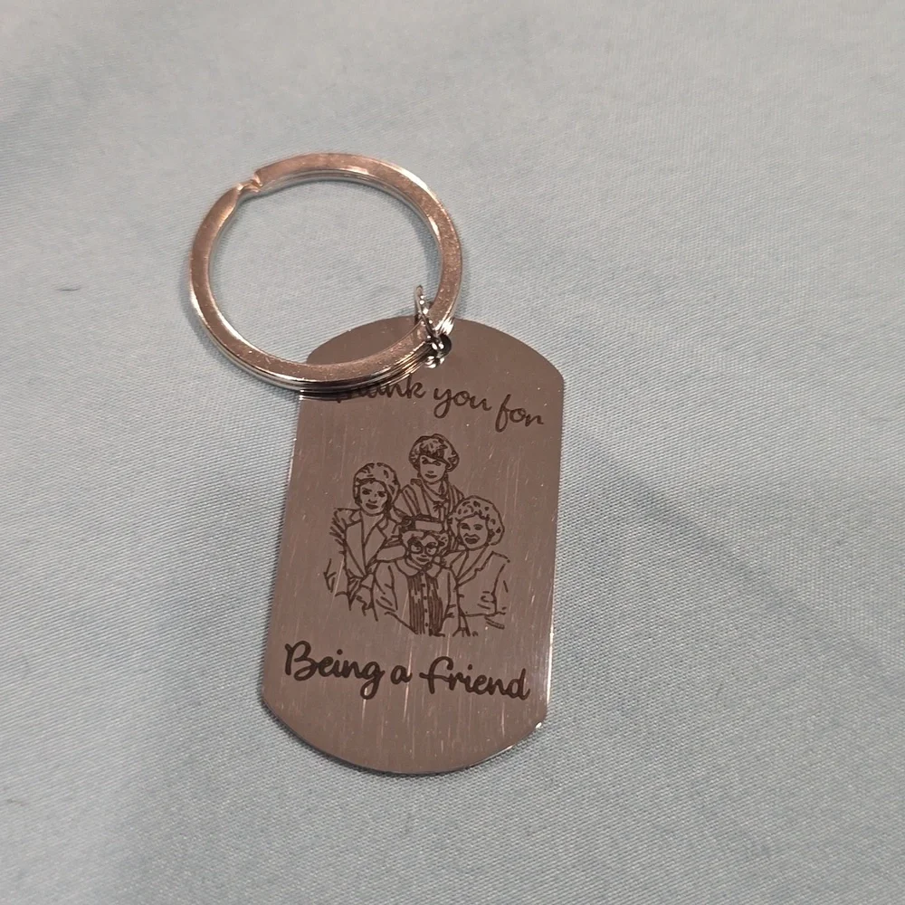 ❤️10/$13 New golden girls keychain Friendship Keychain
